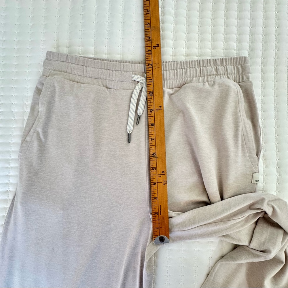 Vuori Halo Essential Wideleg Ecru Heather Med - Picture 10 of 12